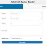 TutorLMS Review Booster - Screenshot