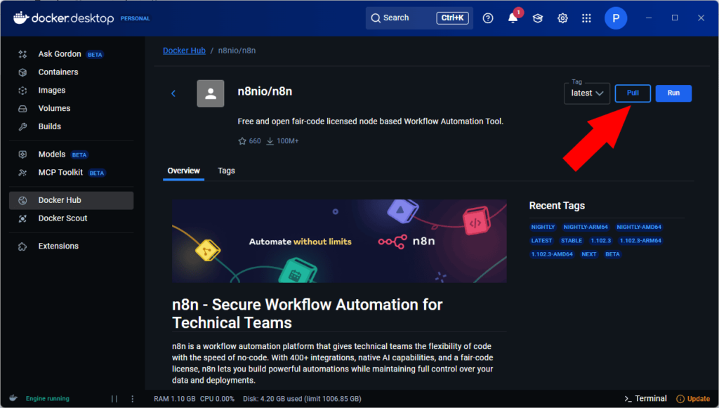 How to Install n8n Using Docker