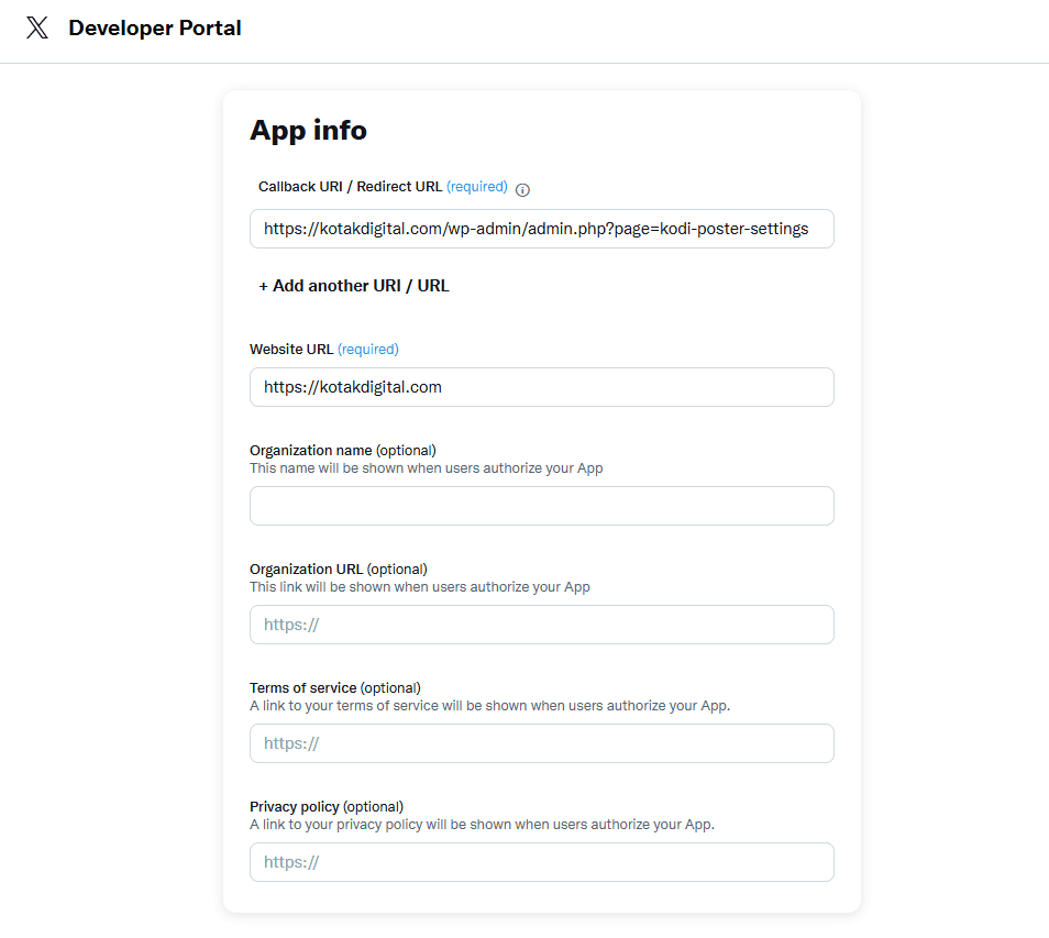 Twitter or X Integration Setup Guide