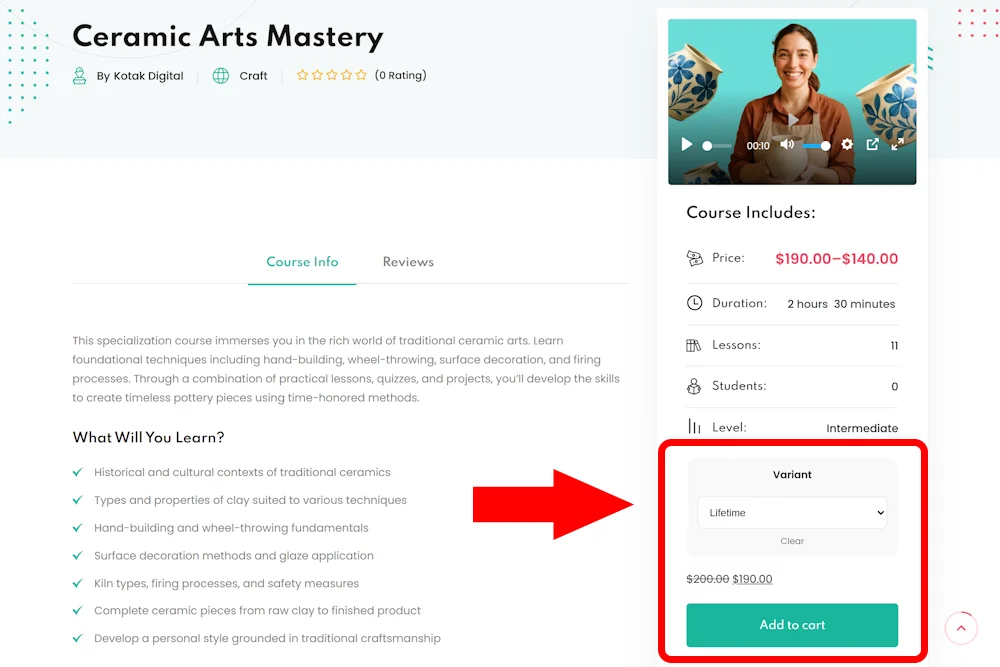 Tutor LMS Variant Custom Plugin Project by Kotak Digital