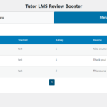 TutorLMS Review Booster - Screenshot