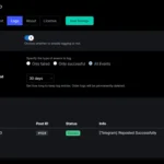 Kotaqx Poster - Plugin Log Tab